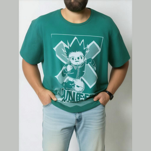 Lootcrate Hunter x Hunter True Green T-Shirt Short Sleeve 3XL